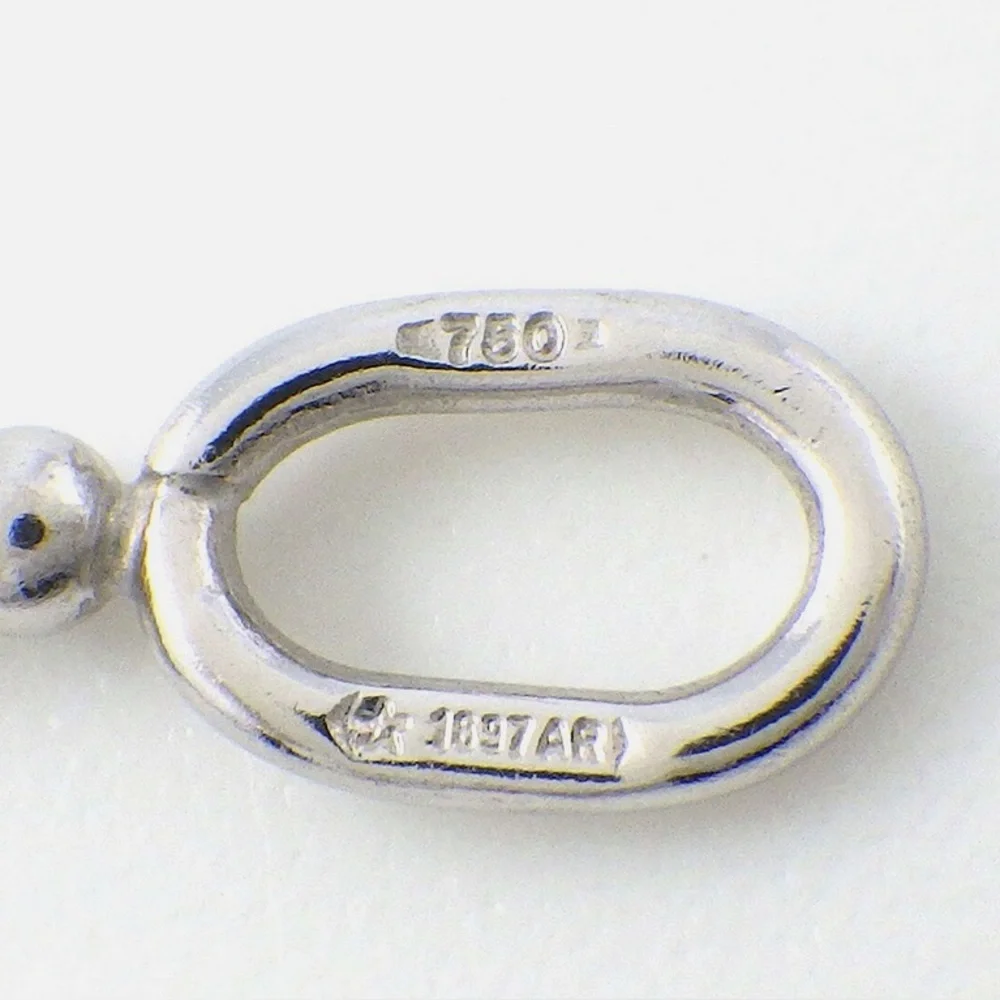 Gucci Ball Chain Cross 750 18K White Gold Bracelet | # 16 - Picture 2 of 14